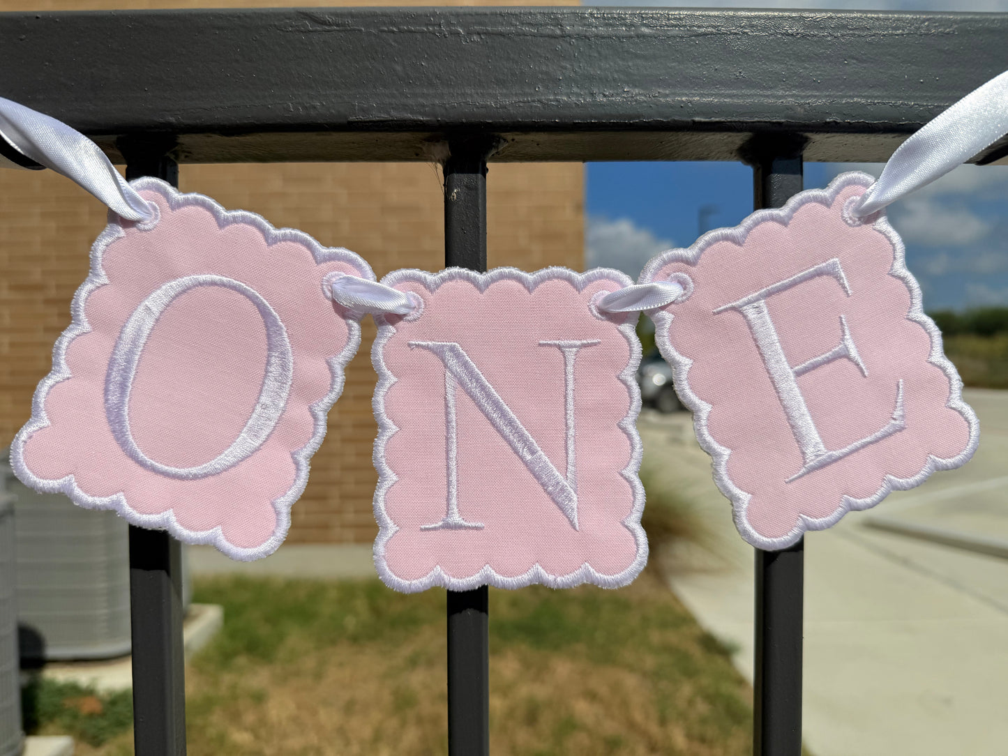 Embroidered Name/Birthday Banner