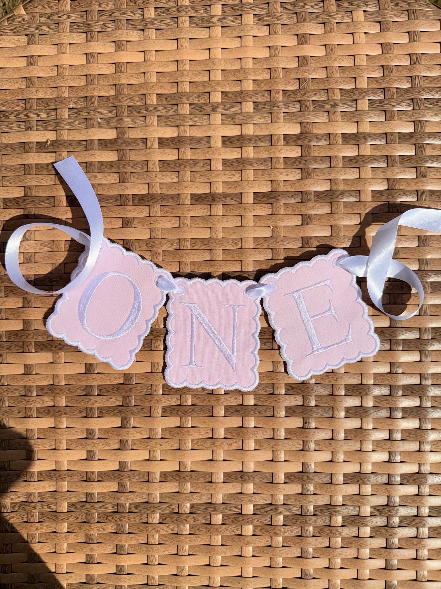 Embroidered Name/Birthday Banner