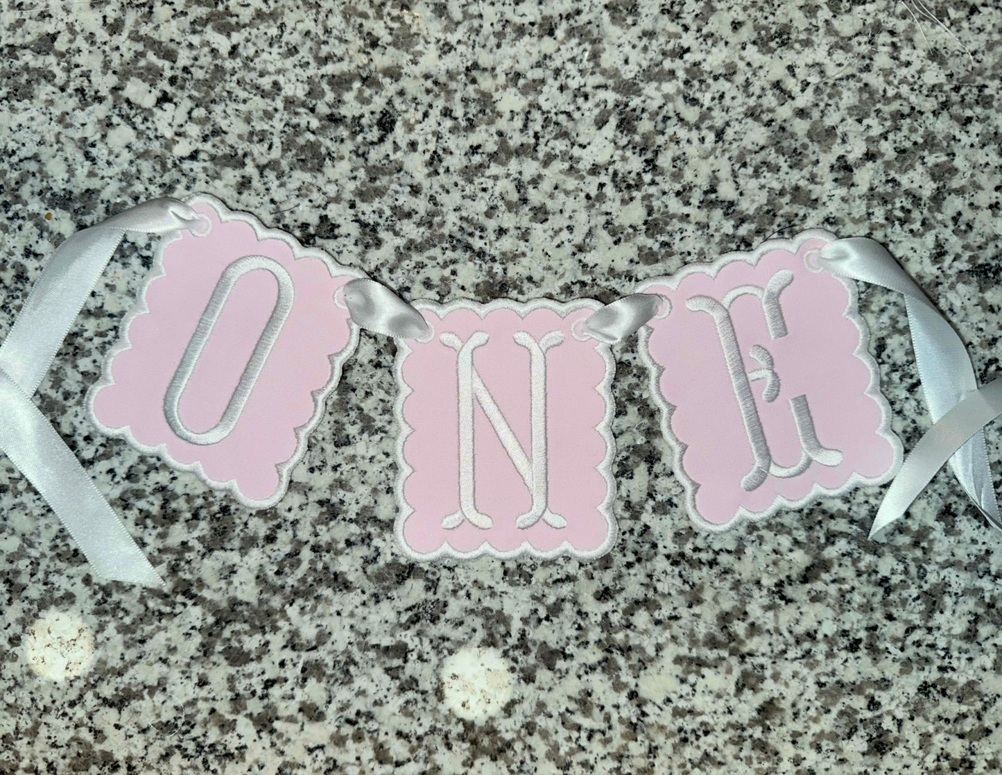 Embroidered Name/Birthday Banner