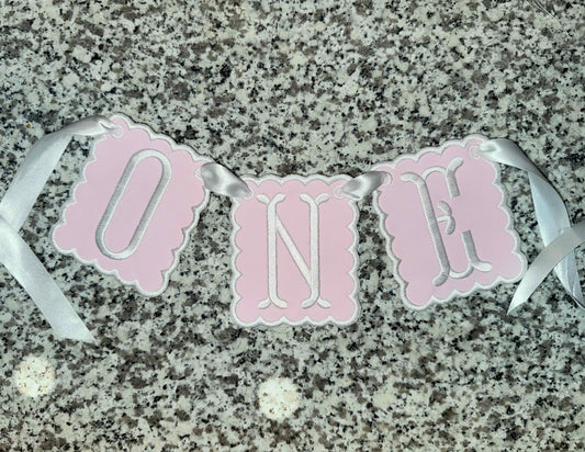 Embroidered Name/Birthday Banner