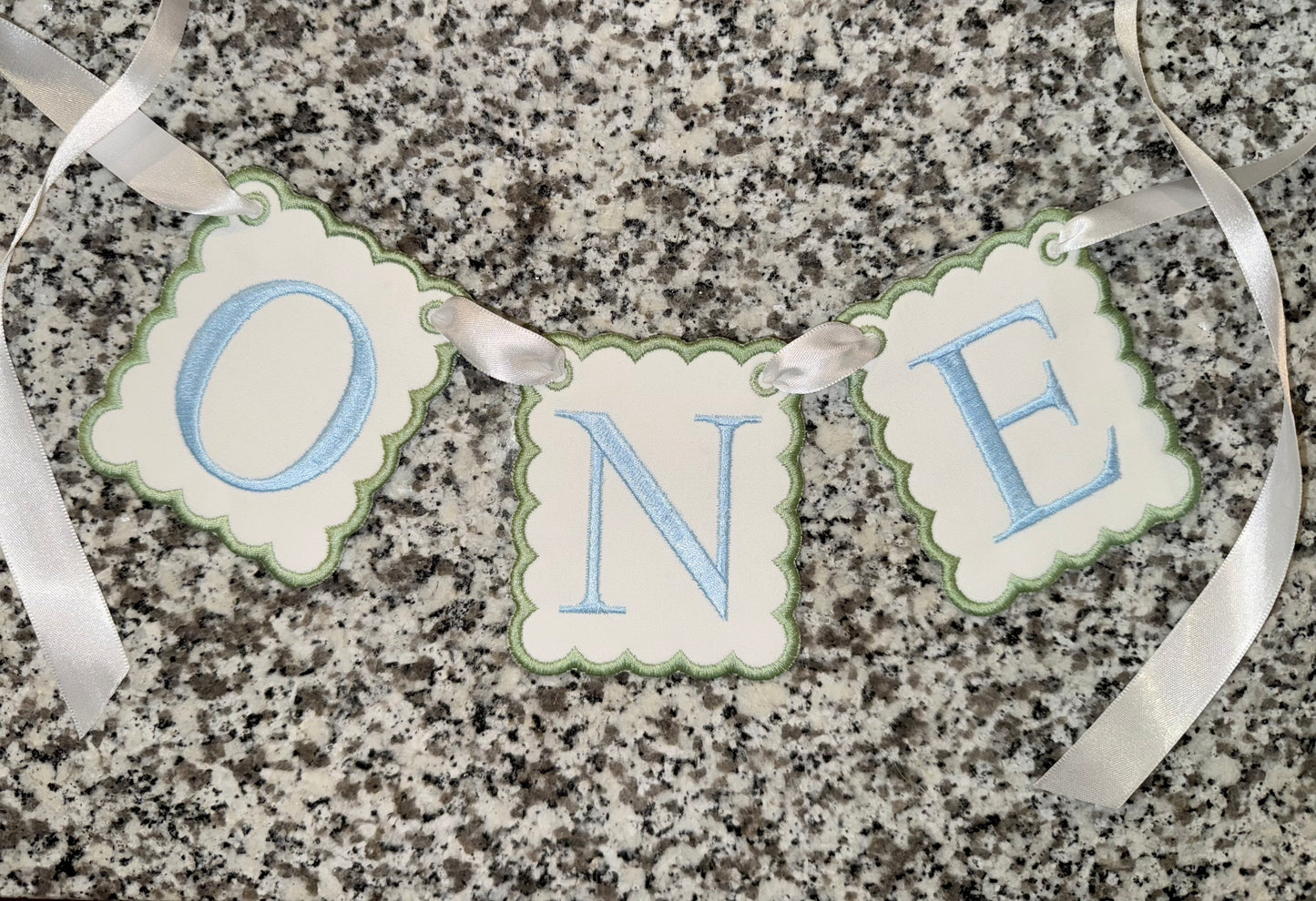 Embroidered Name/Birthday Banner