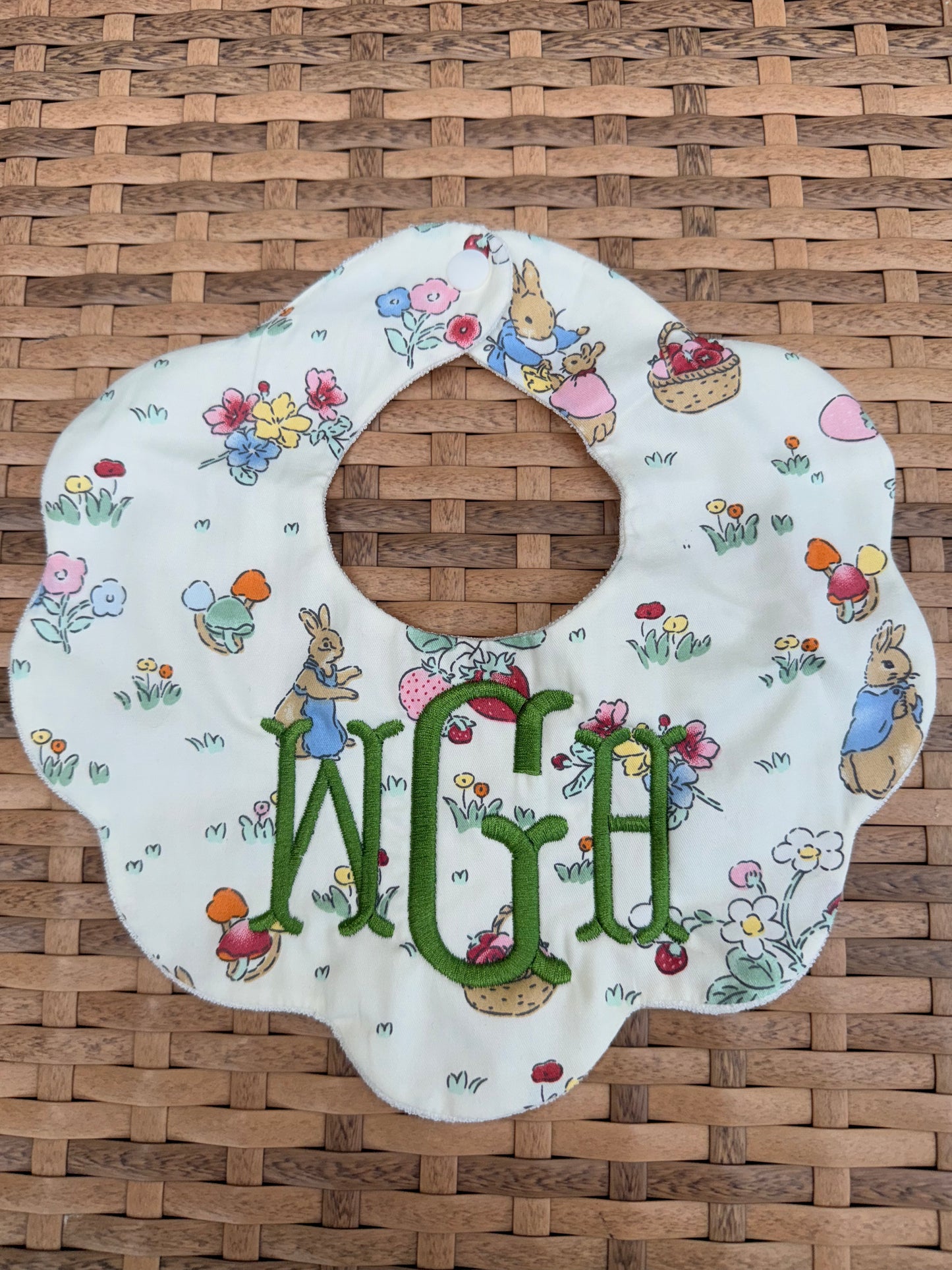 Custom Embroidered Baby Bib