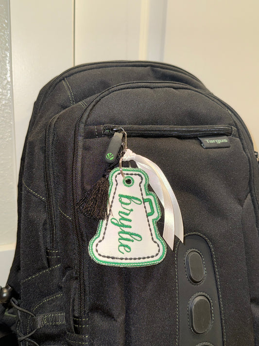 Cheer Backpack Name Tag