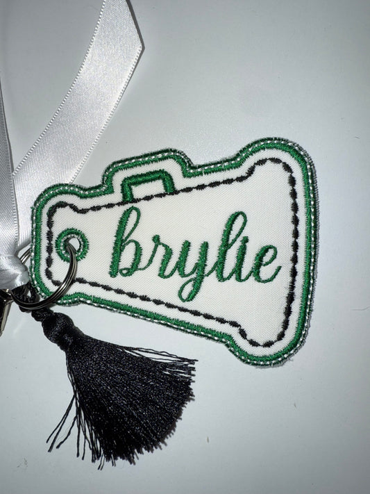 Cheer Backpack Name Tag